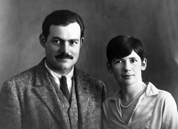 Ernest and Pauline Hemingway in Paris, 1927.