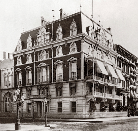 The Jerome Mansion, which became home to the Manhattan Club, New York City.