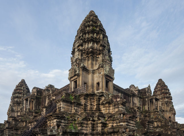 The imposing beauty of Angkor Wat in Cambodia. Photo by Diego Delso, CC BY-SA 3.0.