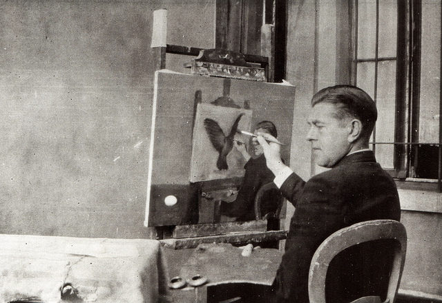 Jacqueline Nonkels – Rene Magritte paints Helderzeinheid, 1936. Author: cea + CC BY-SA 2.0