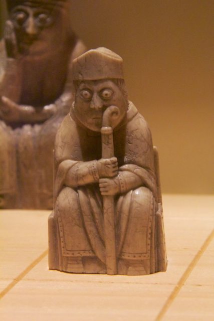 A bishop from the collection in the National Museum of Scotland. Author: Mike Peel. CC BY-SA 4.0