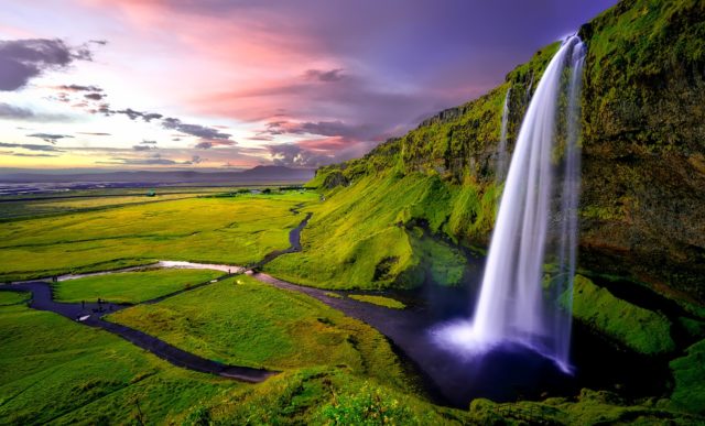 Iceland, the volcanic island located in the North Atlantic Ocean, 190 miles east of Greenland and 560 miles west of Norway.