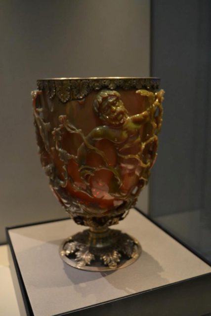 The Roman cage cup is known as the Lycurgus Cup.