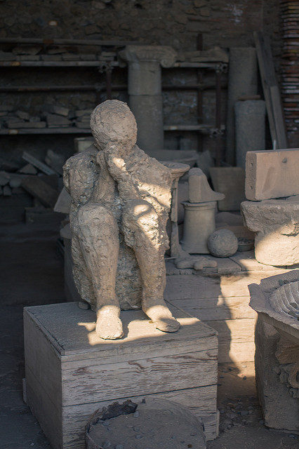 Cast of Pompeii Victim Author: Paul Kelley CC BY2.0