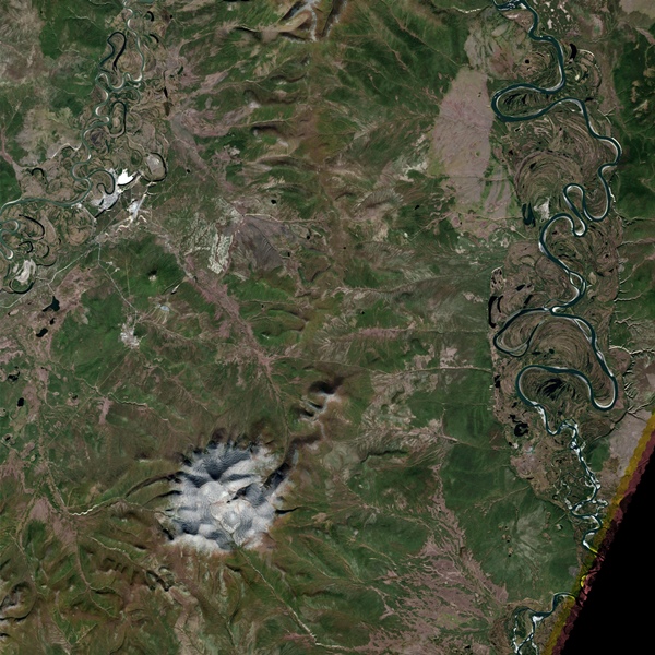 Batagaika crater, August 27, 1999