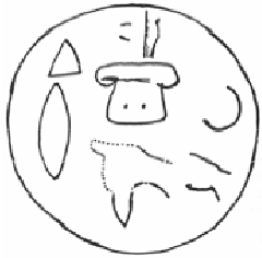 Seal found in the Troy VIIb layer, featuring Luwian hieroglyphs.