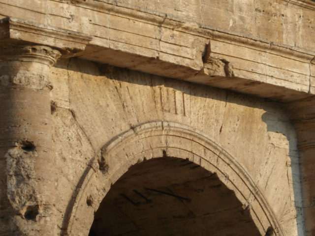 Entrance LII of the Colosseum, with Roman numerals still visible Author: WarpFlyght CC BY-SA 3.0