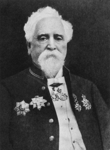 Sir Guyram Stephens Maxim, inventor of Maxim machine gun and Vasily Zakharoff’s colleague.