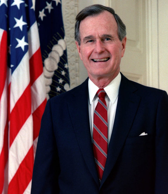 Official portrait of George H. W. Bush