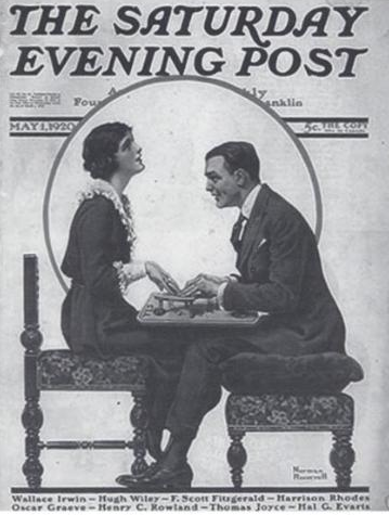 Fitzgerald wrote frequently for “The Saturday Evening Post.” This issue from May 1, 1920, containing the short story “Bernice Bobs Her Hair,” was the first with Fitzgerald’s name on the cover.