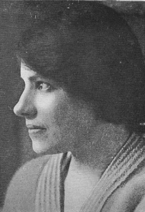 Profile of Anna Anderson in her twenties.