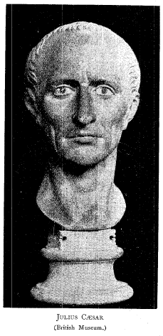 Bust of Julius Caesar from the British Museum