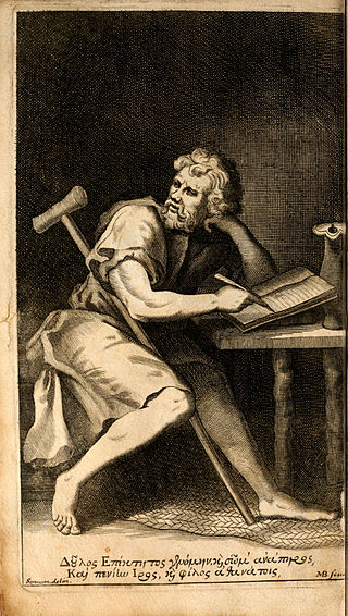 Epictetus stated he would embrace death before shaving.
