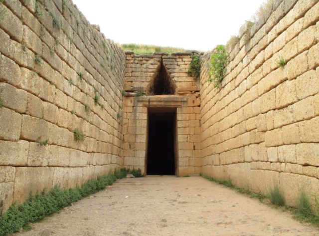 Treasury of Atreus, the Famous Beehive Tomb at Mycenae Archaeological Site