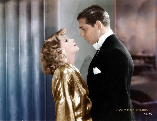 Greta Garbo and Clark Gable in ‘Susan Lenox’ (Her Fall and Rise) (1931)(Colour by Klimbim)