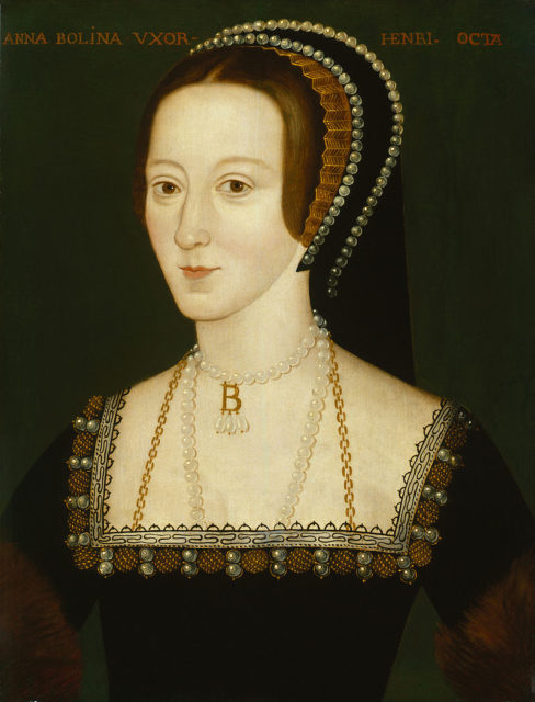 Portrait of Anne Boleyn at Hever Castle
