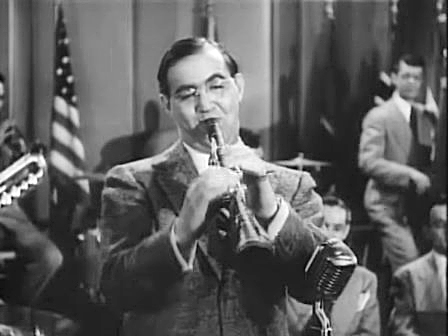 Benny Goodman, one of the first swing bandleaders to achieve widespread fame.