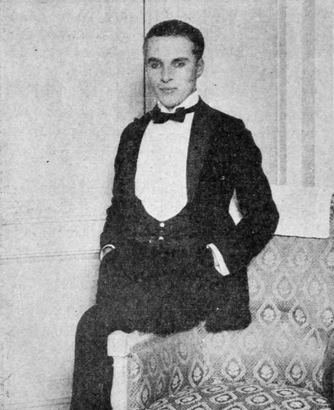 Charlie Chaplin during his visit to London in the fall of 1921.