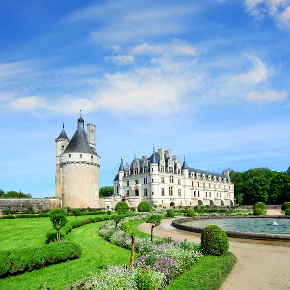 The Chateau de Chenonceau is a castle near the small village of Chenonceaux on the River Cher.
