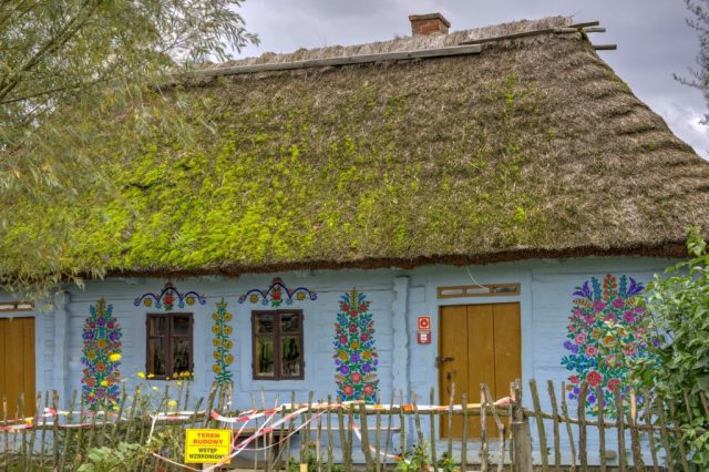 Painted Cottage in Zalipie, Poland