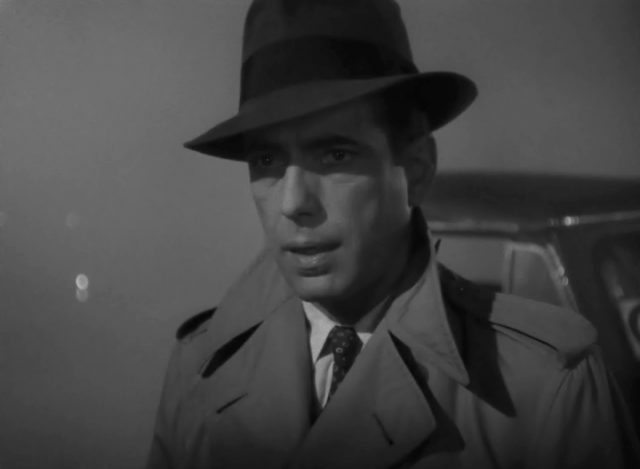 Bogart in the airport scene
