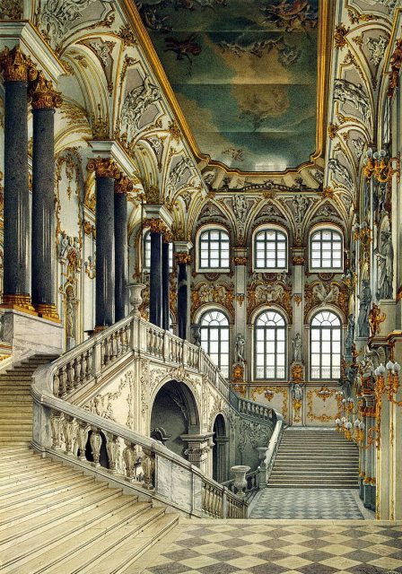 The Jordan Staircase of the Winter Palace, by Konstantin Ukhtomsky