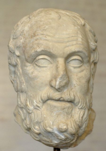 Head of the philosopher Carneades