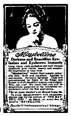 1920 ad for Maybelline.