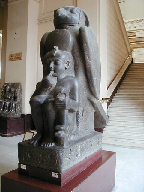 Ramesses II as a child at Cairo Museum