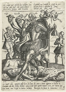 The Duke of Alba in an anonymous engraving to 1572.