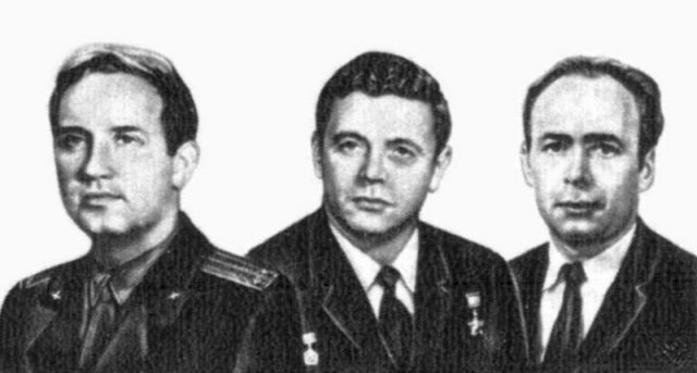 Georgy Dobrovolsky, Vladislav Volkov, and Viktor Patsayev