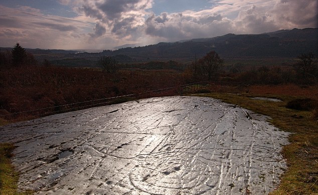 Cup and ring marks, Source: Historic Environment Scotland