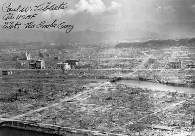 Hiroshima in the aftermath of the bombing