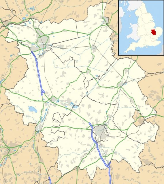 Trumpington bed burial is located in Cambridgeshire. Photo: Contains Ordnance Survey data CC BY-SA 3.0
