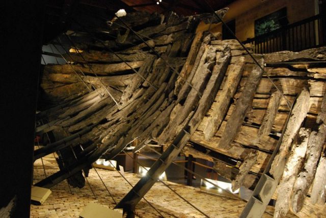 The stern timbers of the batavia.