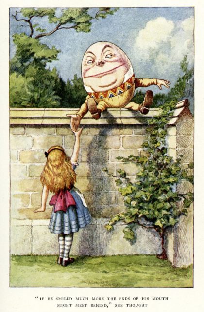 Alice and Humpty 