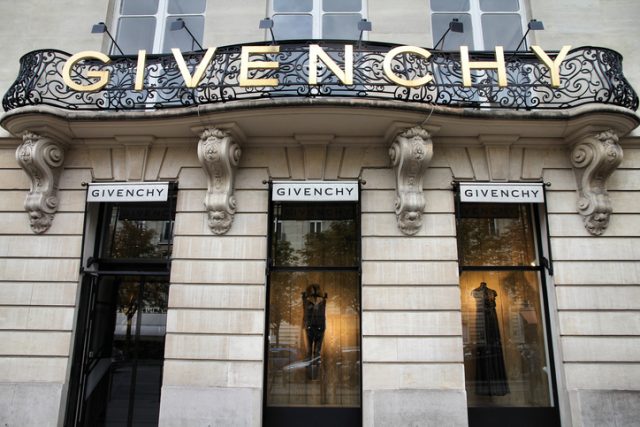 Givenchy company headquarters and store on July 21, 2011 in Paris, France.