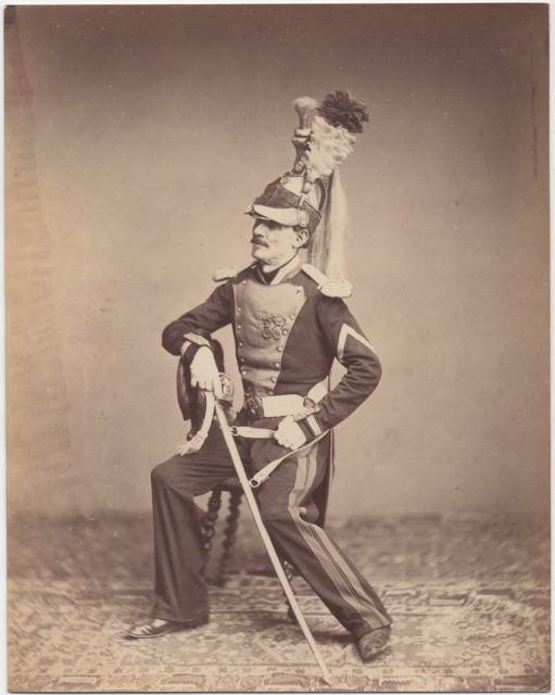 Monsieur Mauban 8th Dragoon Regiment 1815. Photo by: Brown University Library