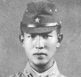 Hiroo Onoda as a young officer.