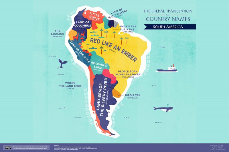 South America. Photo: Credit Card Compare CC-BY-SA-4.0