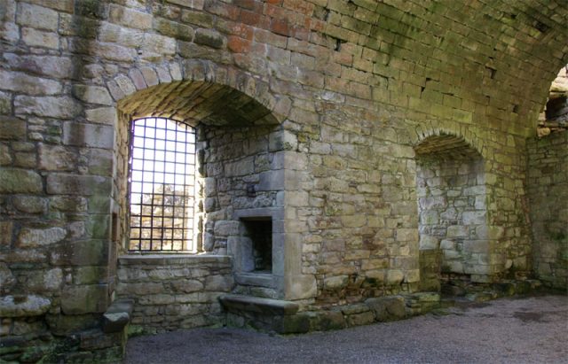 The hall Hamilton of Finnart built for himself at Craignethan Castle. Photo:Otter -CC BY-SA 3.0