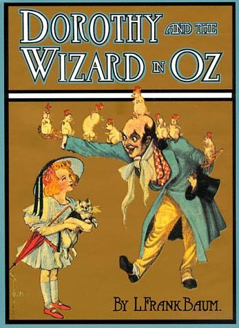The original 1908 cover to Dorothy and the Wizard in Oz