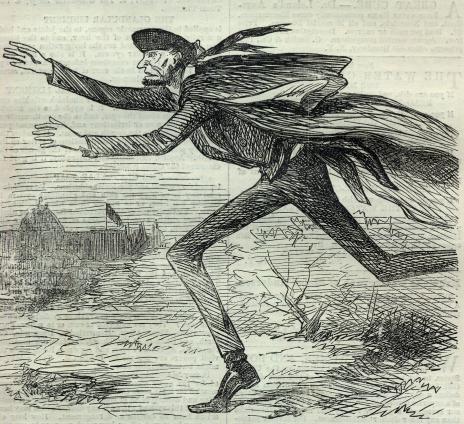Flight of Abraham, Harper’s Weekly, March 9, 1861.