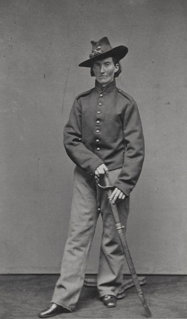 Frances Clayton in uniform. From the collection of the Minnesota Historical Society