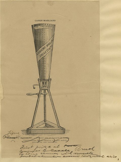 The Steiger Vortex rainmaking gun was an early experiment to produce rain during a severe drought. It was tested near Charleville in 1902 but was not successful.