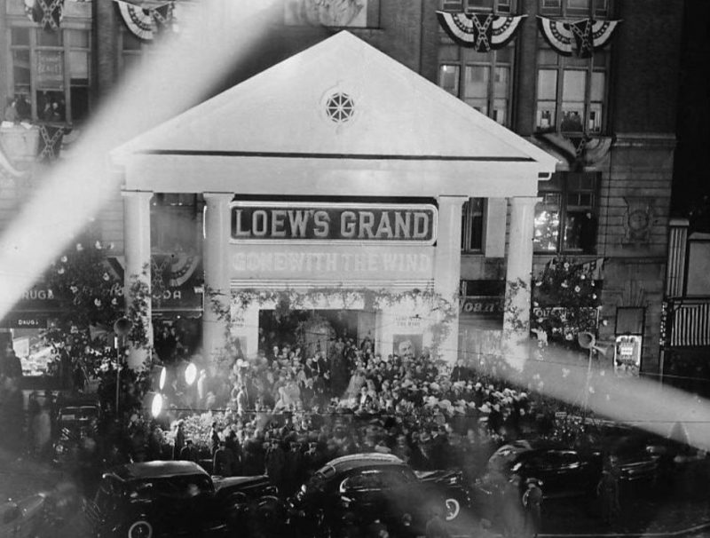 The premiere of the film at Loew's Grand, Atlanta Source