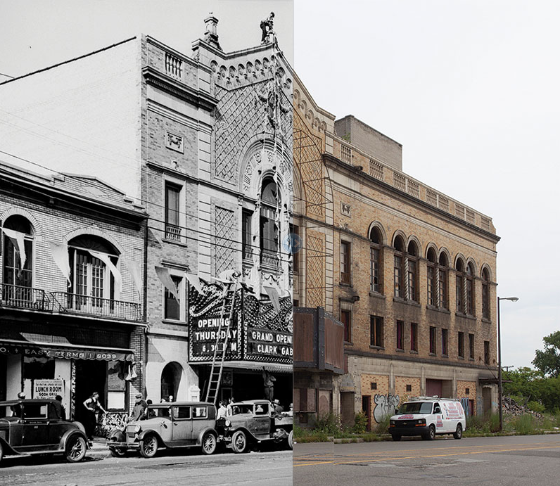 Haunting and Beautiful Before and After Pictures of Detroit - The