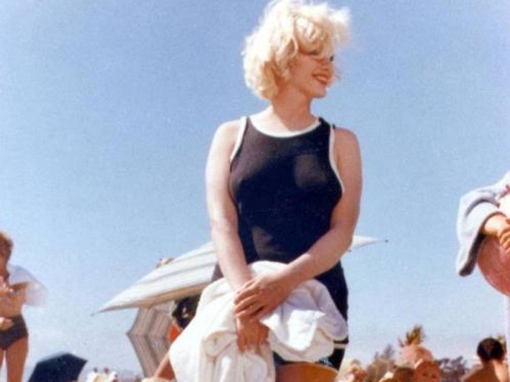 Marilyn On The Retro-fitted Beaches Of 'Florida'