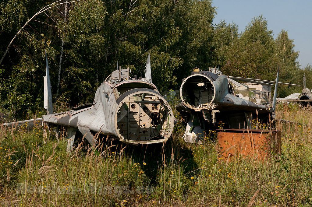 Abandoned Russian Migs