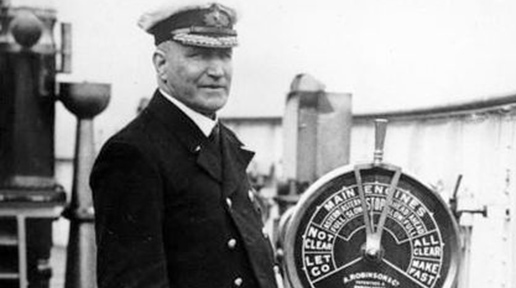 Captain Turner. He survived the Lusitania disaster